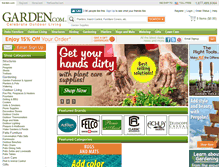 Tablet Screenshot of garden.com